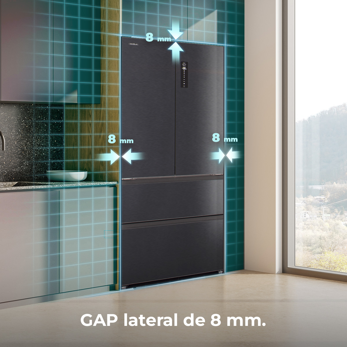 Bolero CoolMarket F2D 458 SBI Dark E | Envío, instalación y retirada RAEE gratis – foto detalle 2